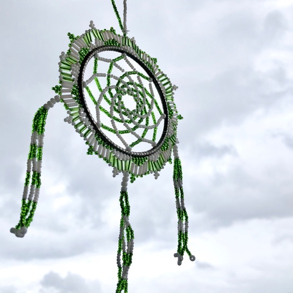 Beautifully Crafted Beaded Dream Catcher Ornament - Picture 5 of 12